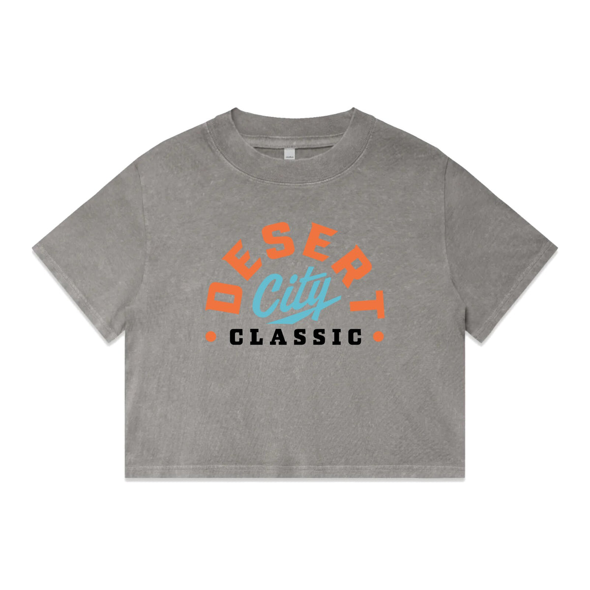 Desert City Classic 2026 Women's Stone Wash Crop Tee